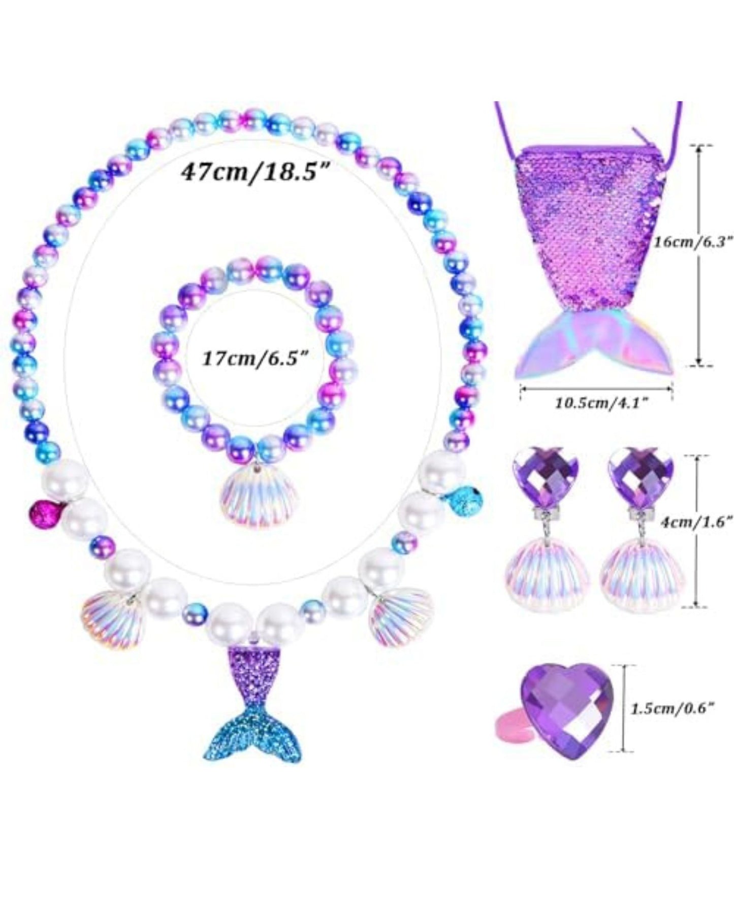 Mermaid Accessory Set With Sling