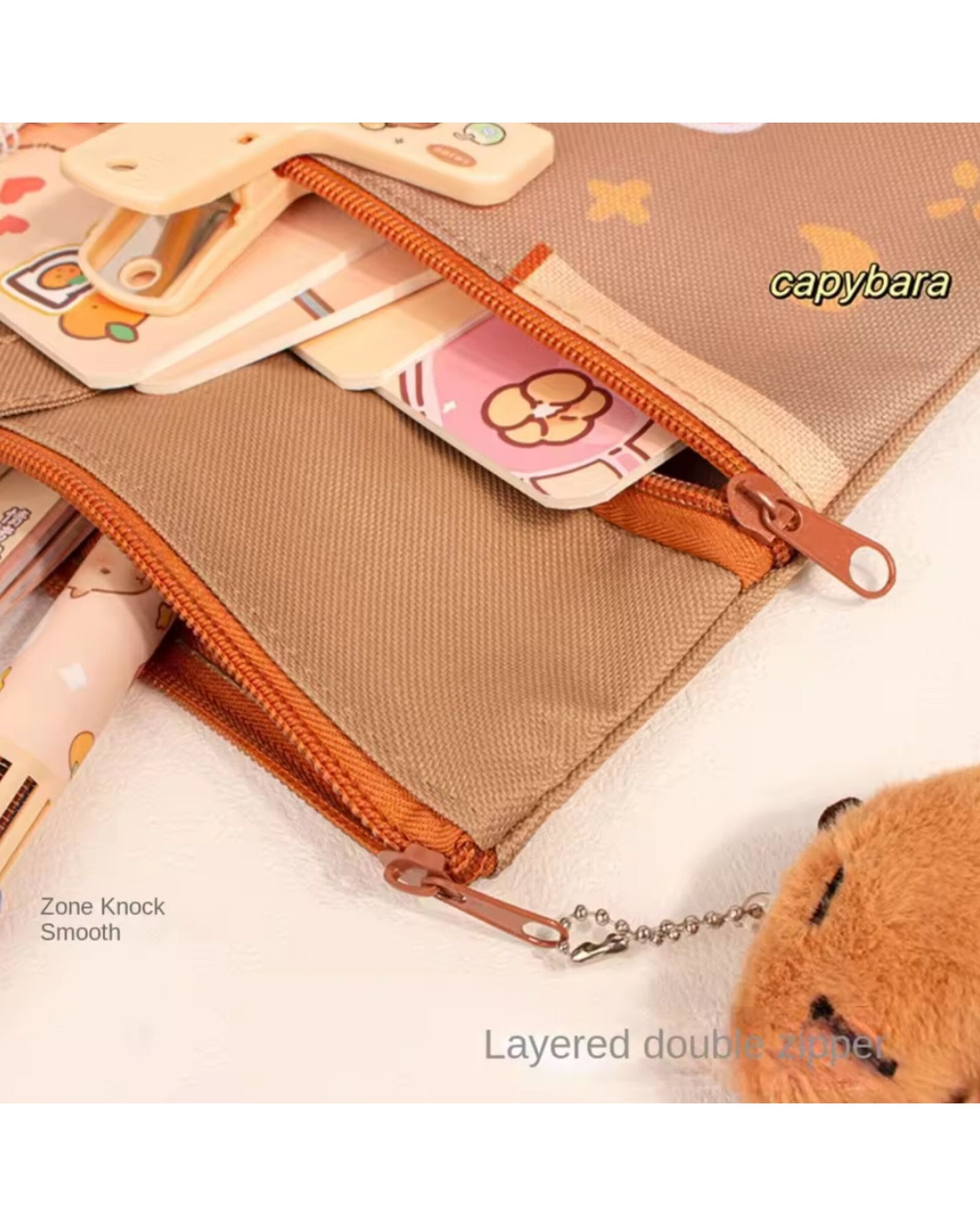 Cartoonistic Carry Bag With Zip Lock