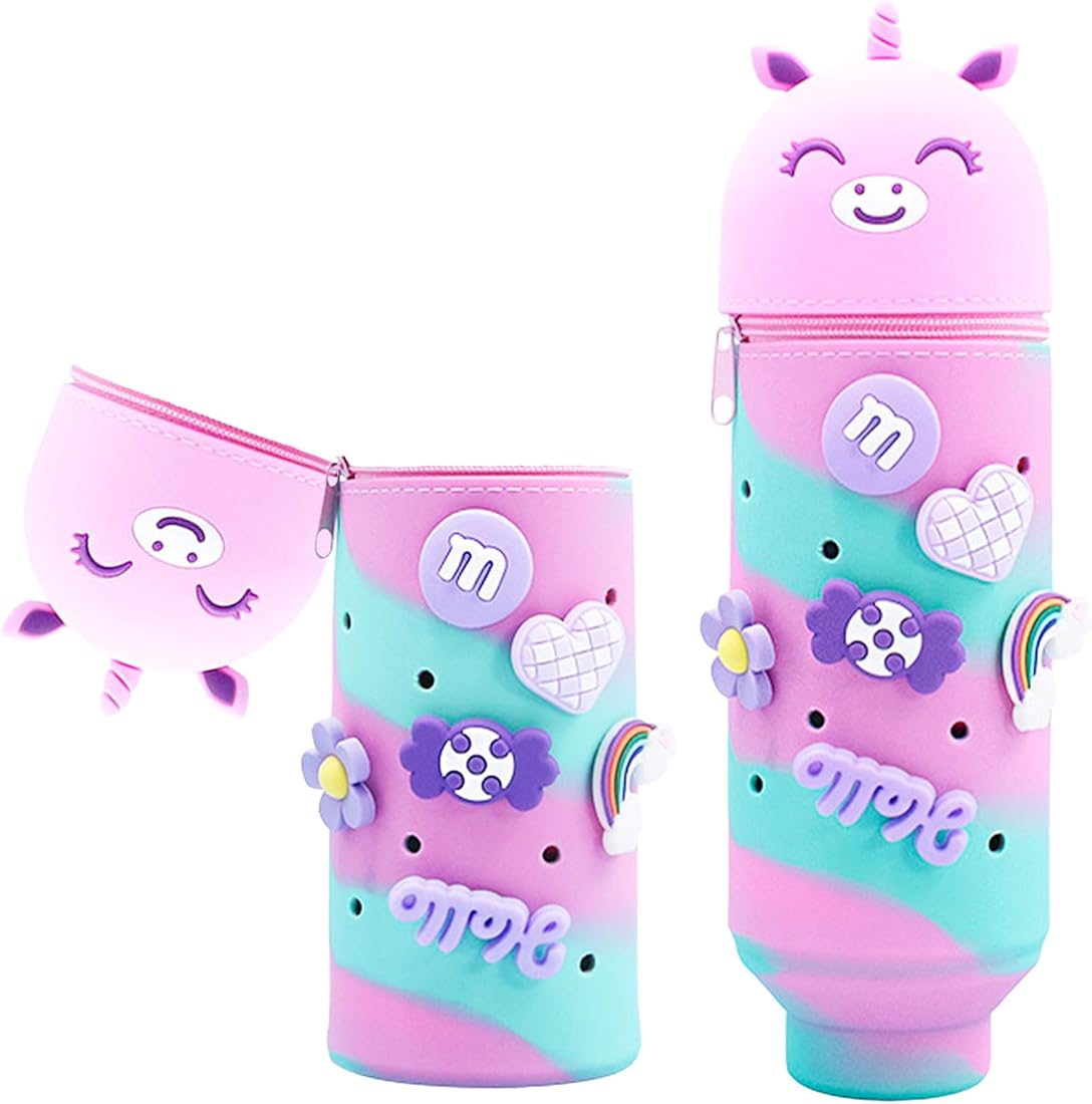 Cute Animal Silicone Pencil Pouch