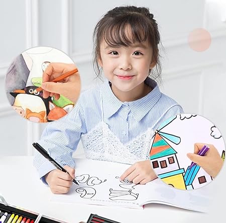 198Pcs Jumbo Colouring Kit Briefcase