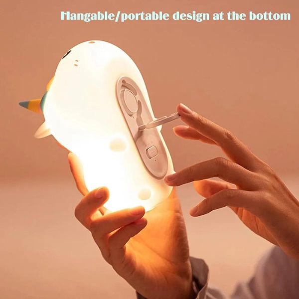 3D Silicone Night Desk Lamp