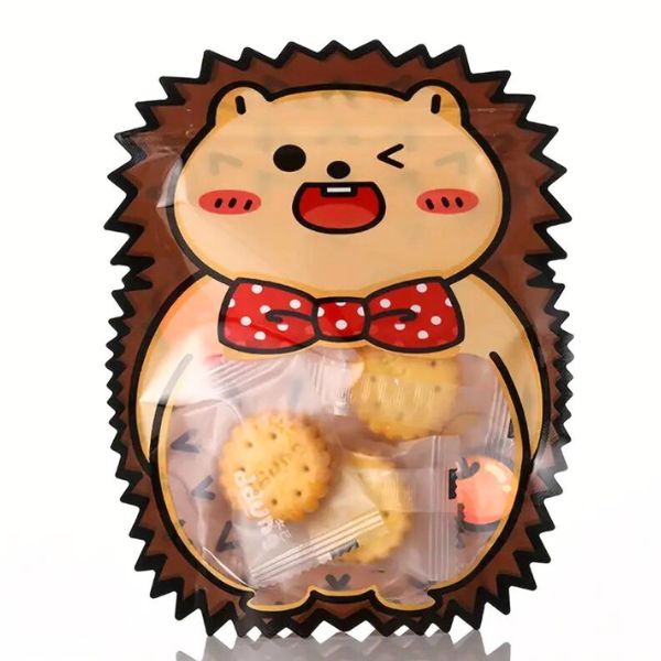 Cartoon Zip Lock Bag (Set Of 10)