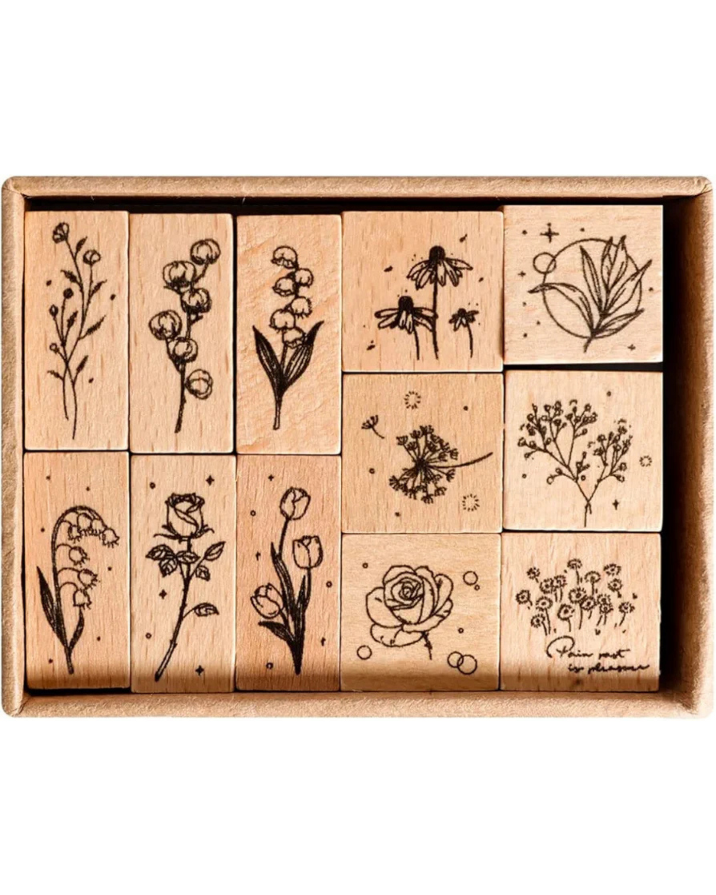 Flowers & Plants Stamp (12 Pcs)