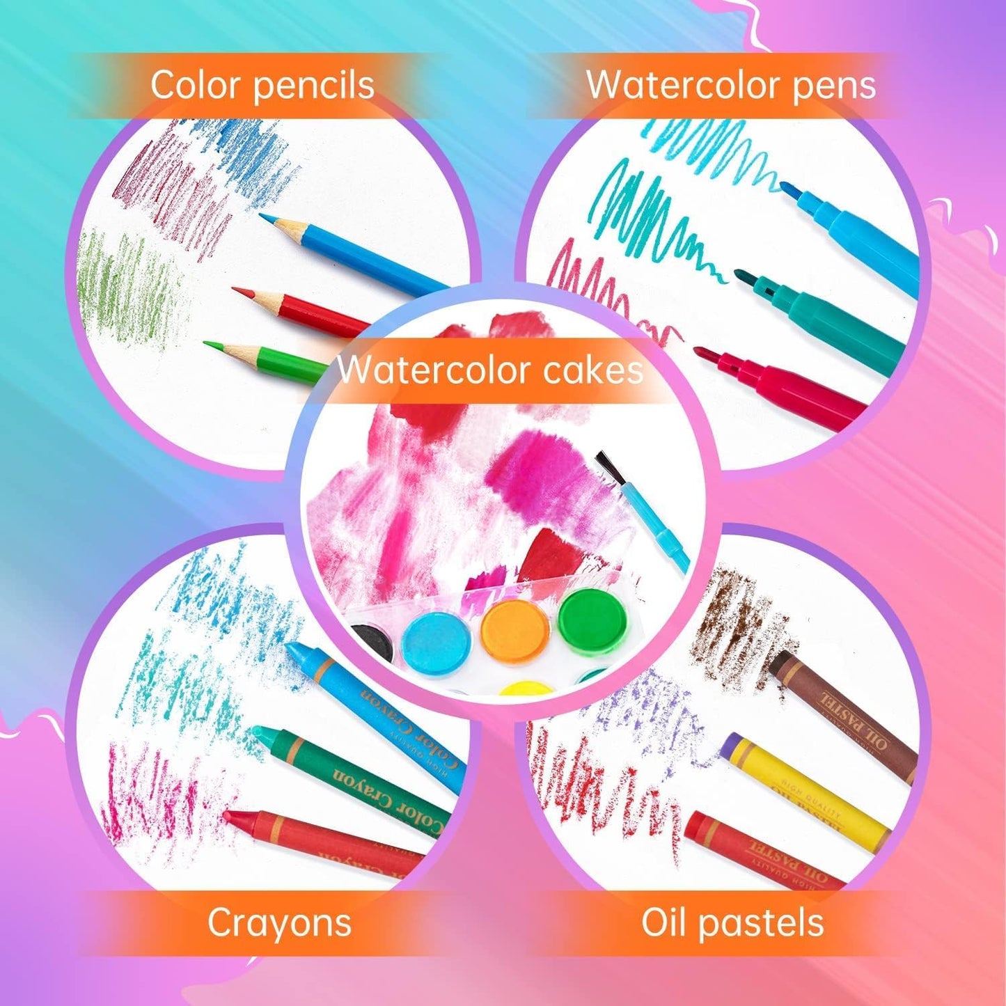 Colouring Kit Brifcase - 128Pc