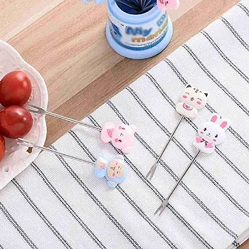 Cute Animal Steel Fruit Fork