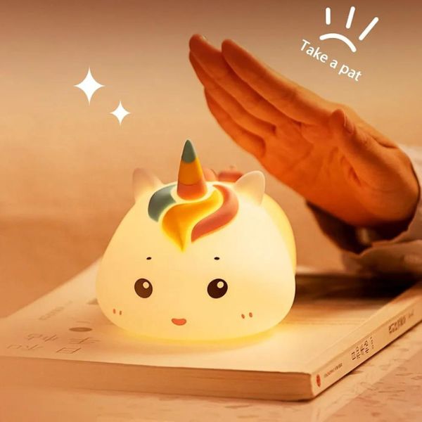 3D Silicone Night Desk Lamp