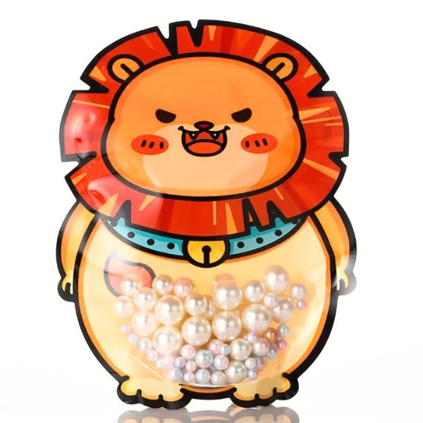 Cartoon Zip Lock Bag (Set Of 10)