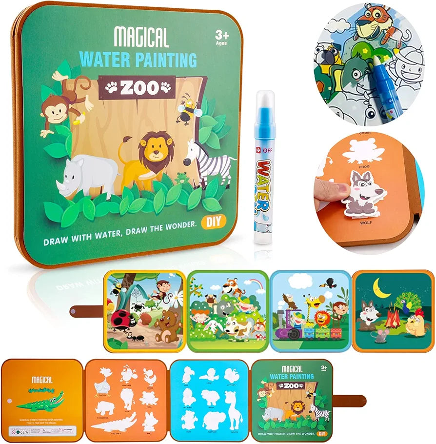 Premium Magic Water Book With Shining Sticker