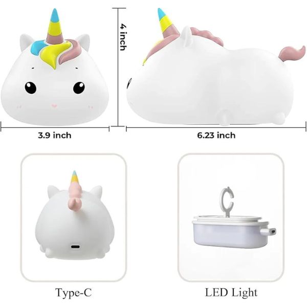 3D Silicone Night Desk Lamp