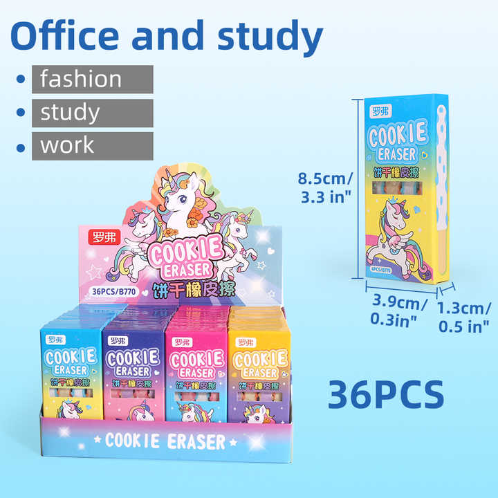 Unicorn Cookies Eraser