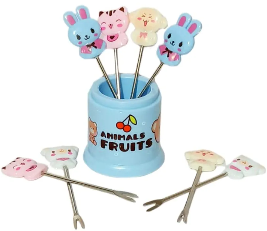 Cute Animal Steel Fruit Fork