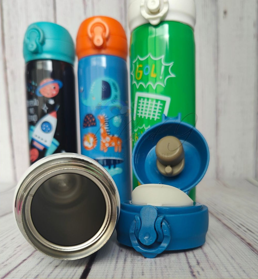 Printed Insulated Water Bottle - 420ml