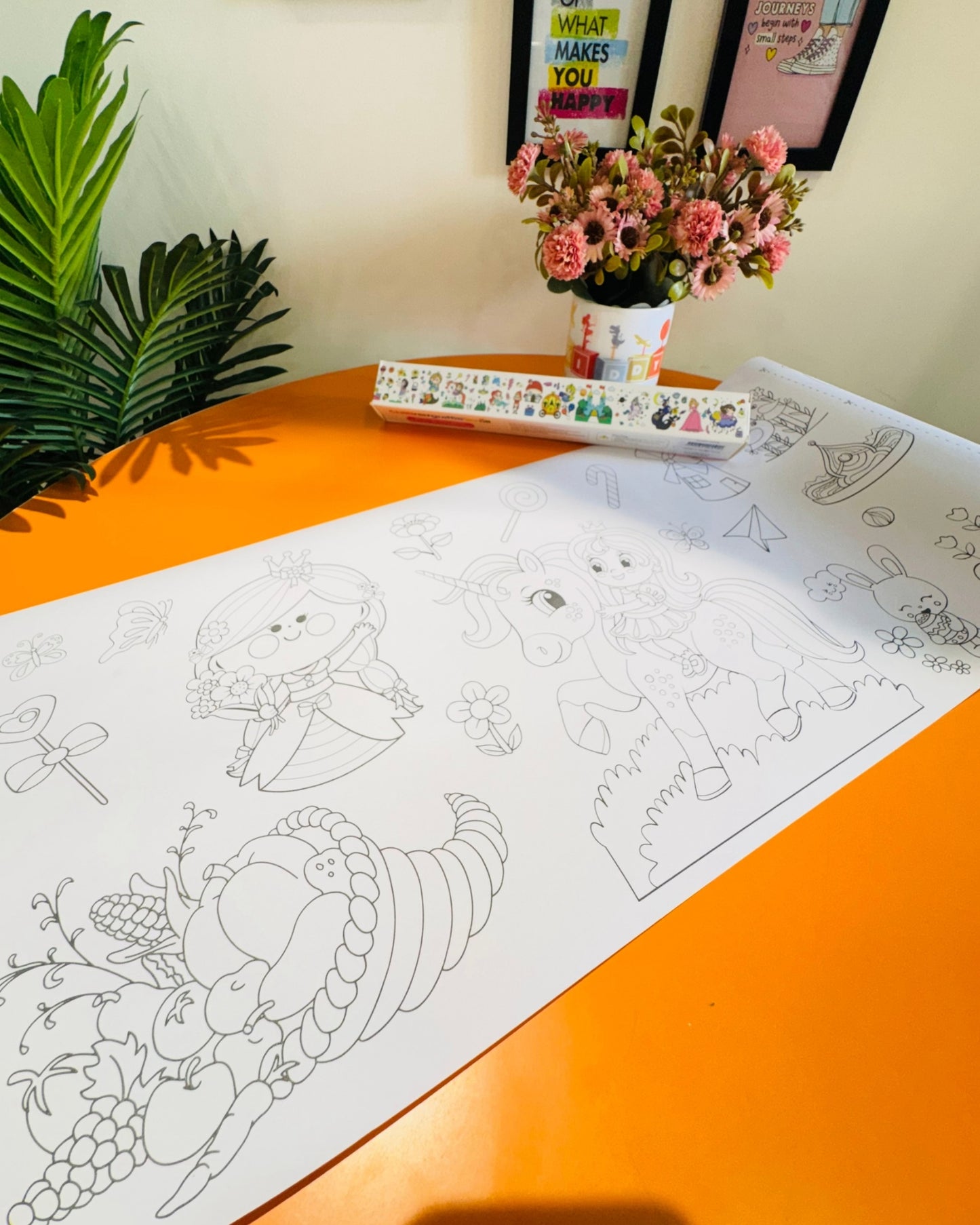Children Graffiti Scroll