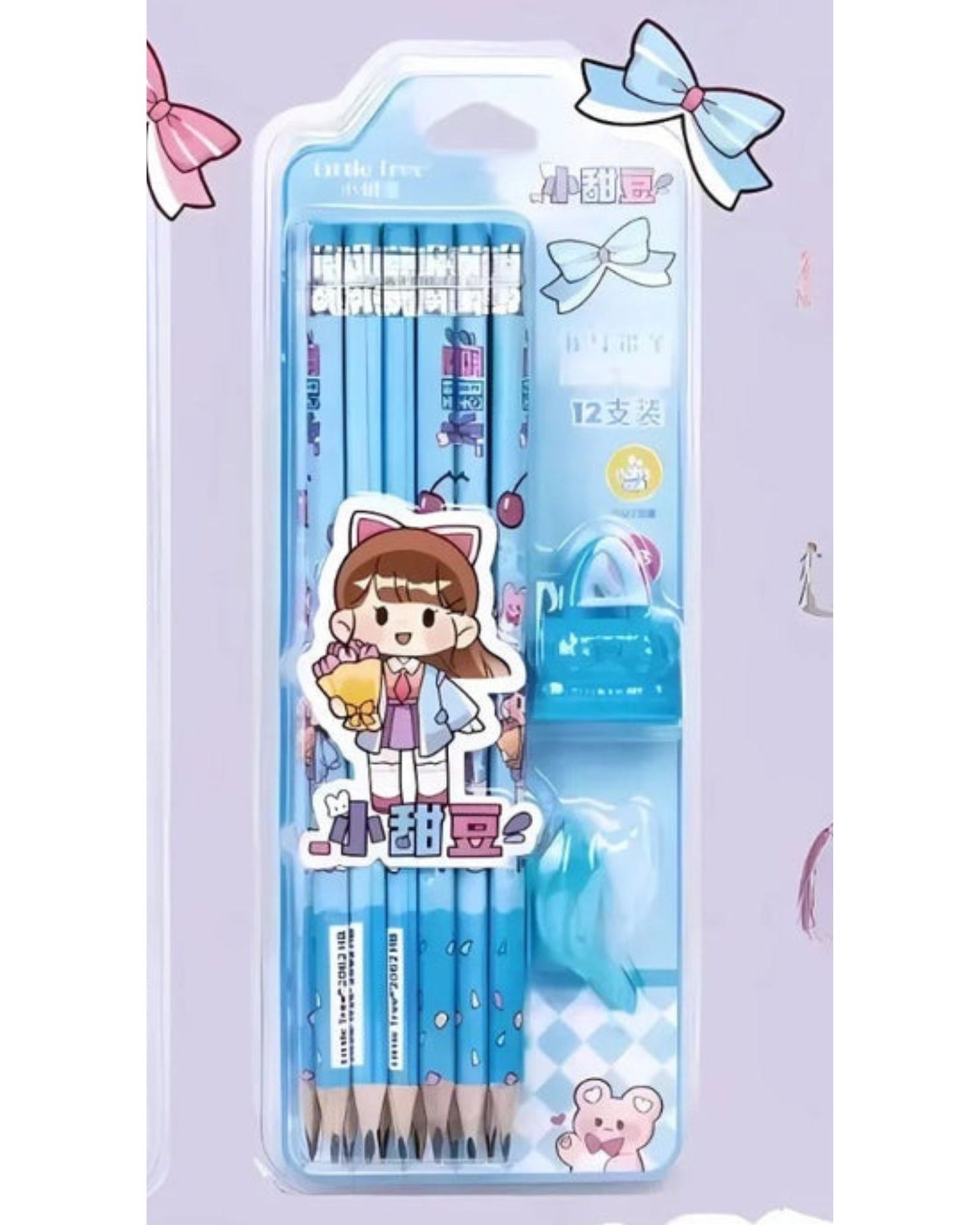 Girlie Pencil Set