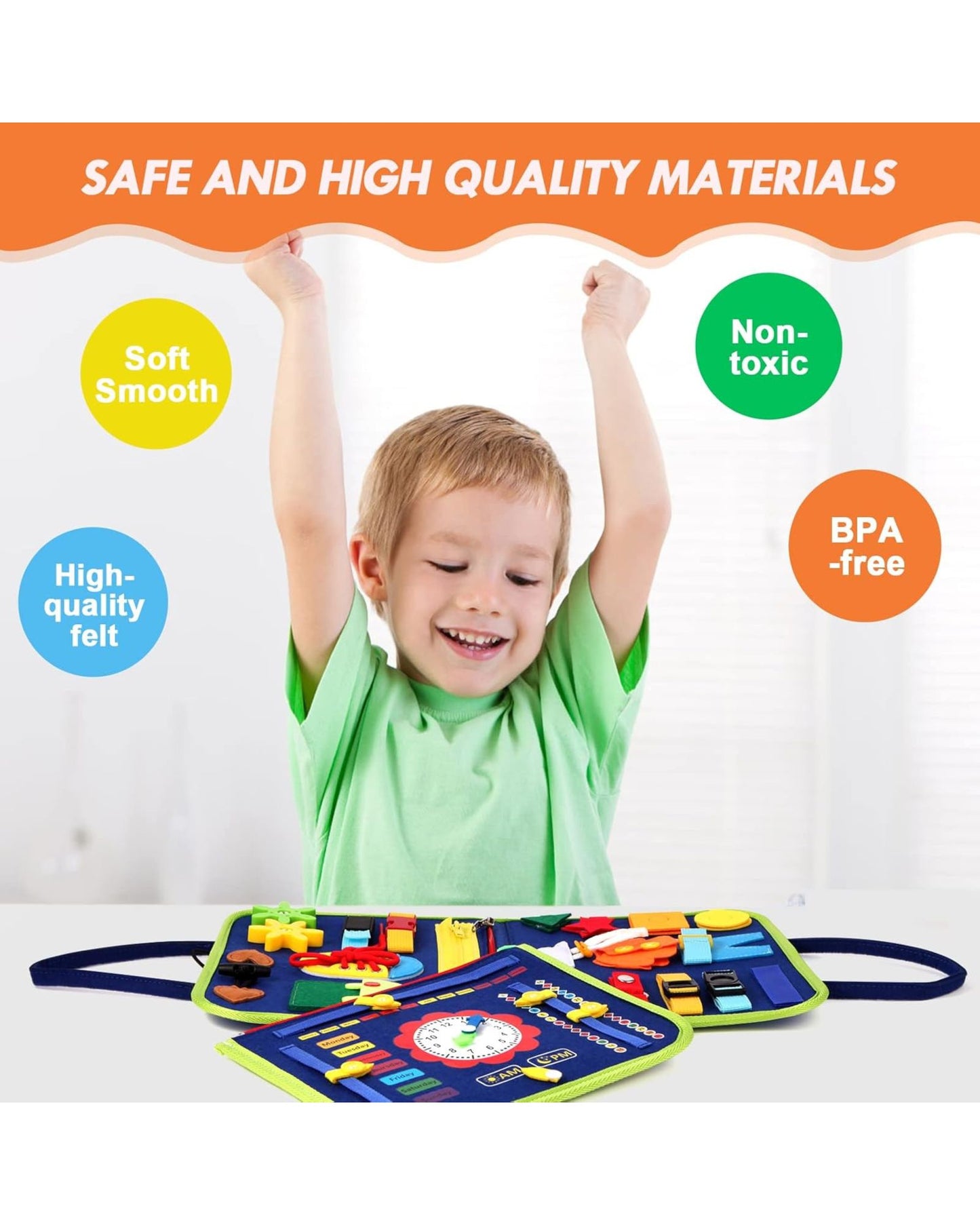 Dino Kids Busy Board