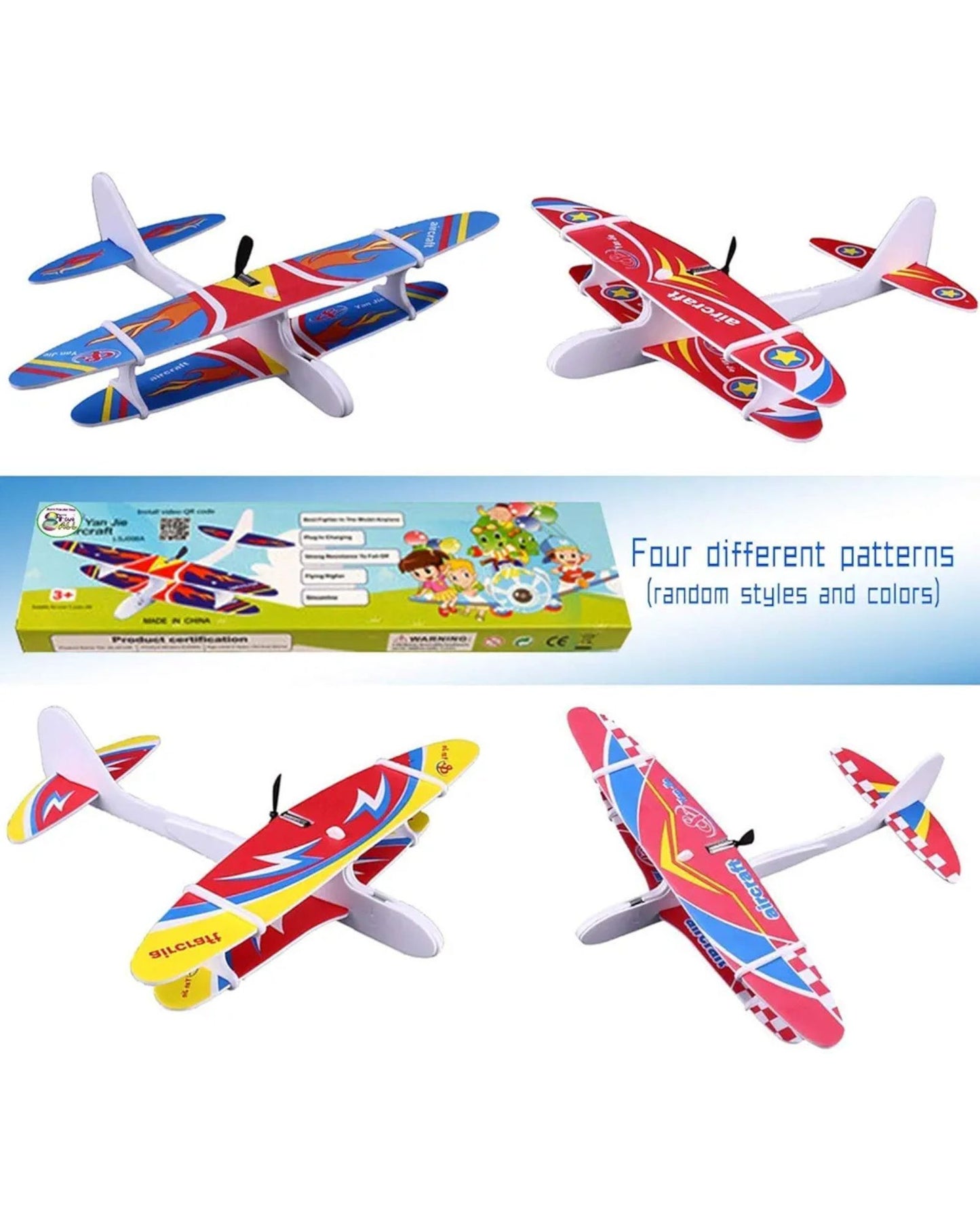 Outdoor Playing Hand Throwing Plane