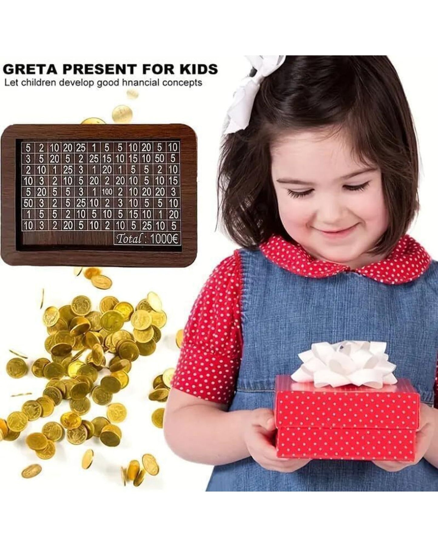 Wooden Money Saver Box - Large Size