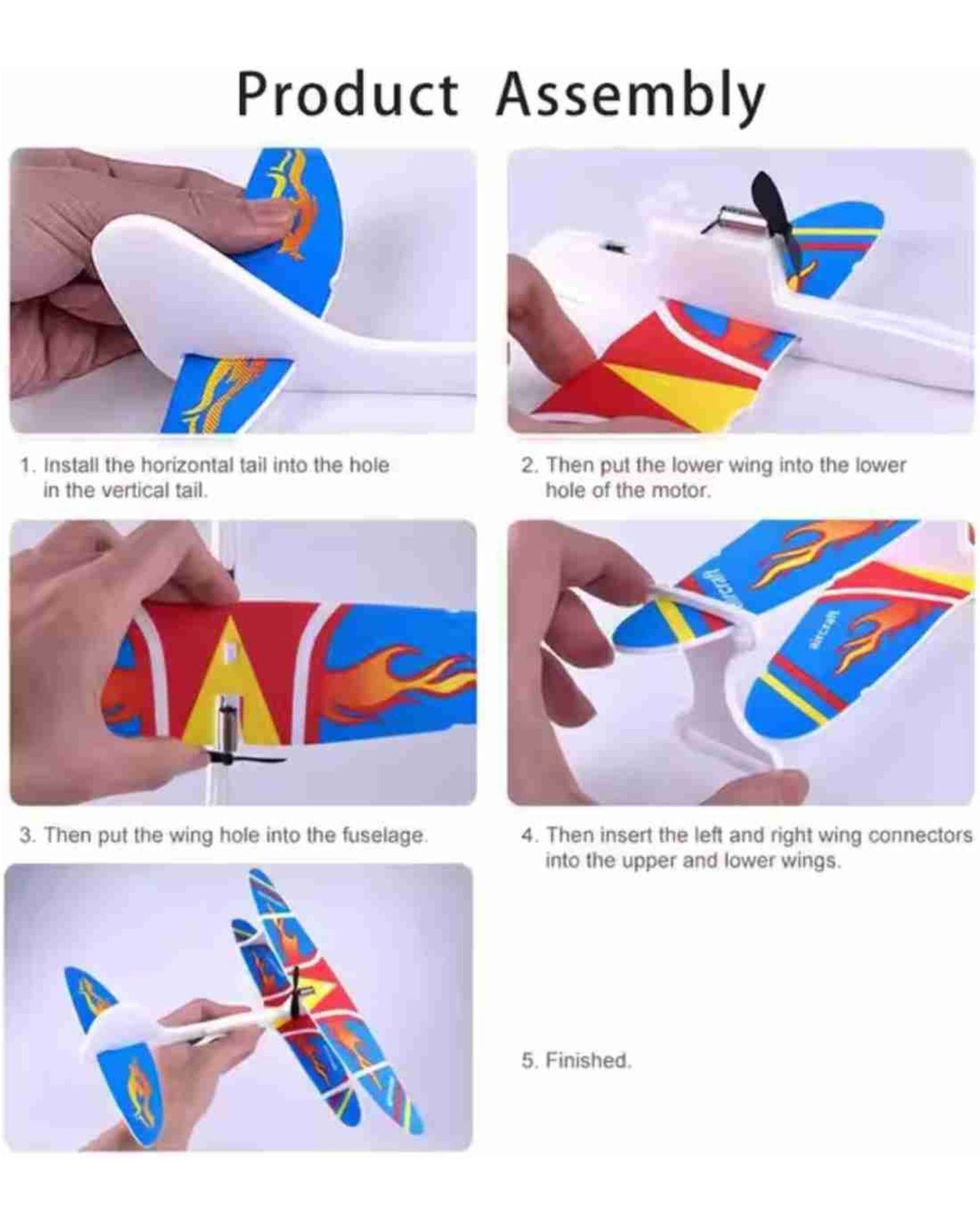 Outdoor Playing Hand Throwing Plane