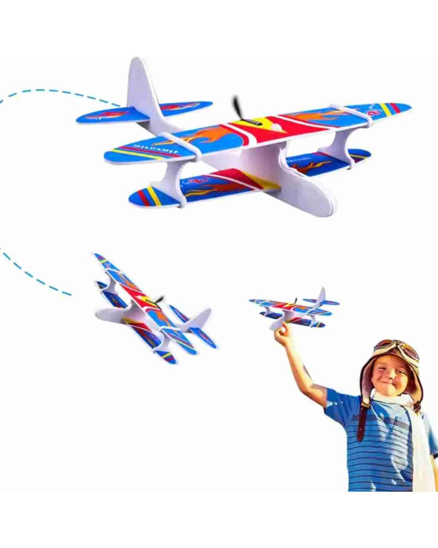 Outdoor Playing Hand Throwing Plane