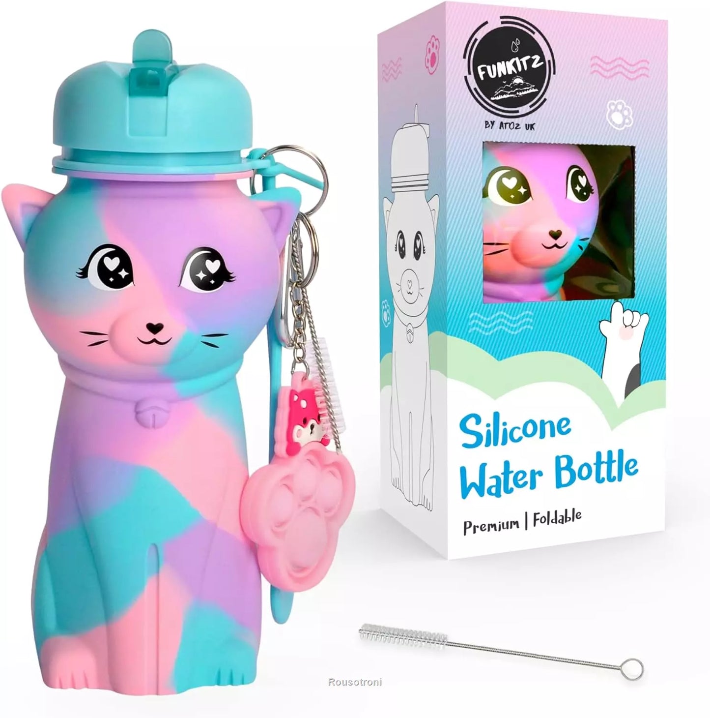 Silicone Cat Water Bottle