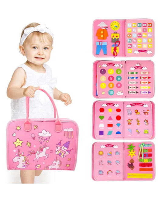 Unicorn Kids Busy Board