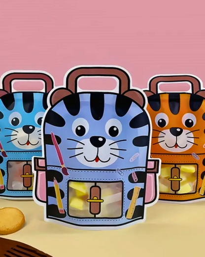 Cute Animal Zip Lock Bag (Set Of 10)