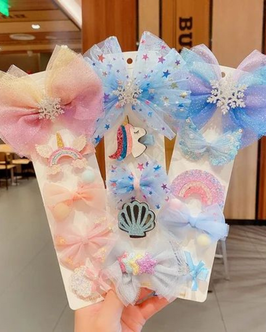 Princess Hair Clip (Set Of 5)