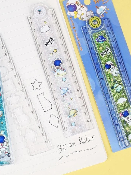Folding Ruler With Shapes