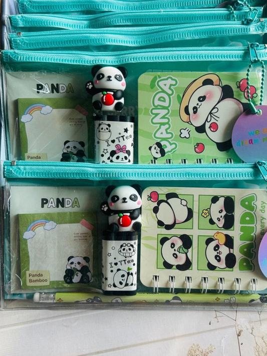 Panda Stationery Combo