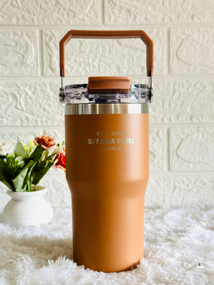 600ml Premium Insulated Travel Mug With Handle