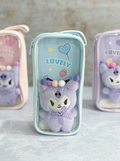 Pencil Pouch With Soft Toy