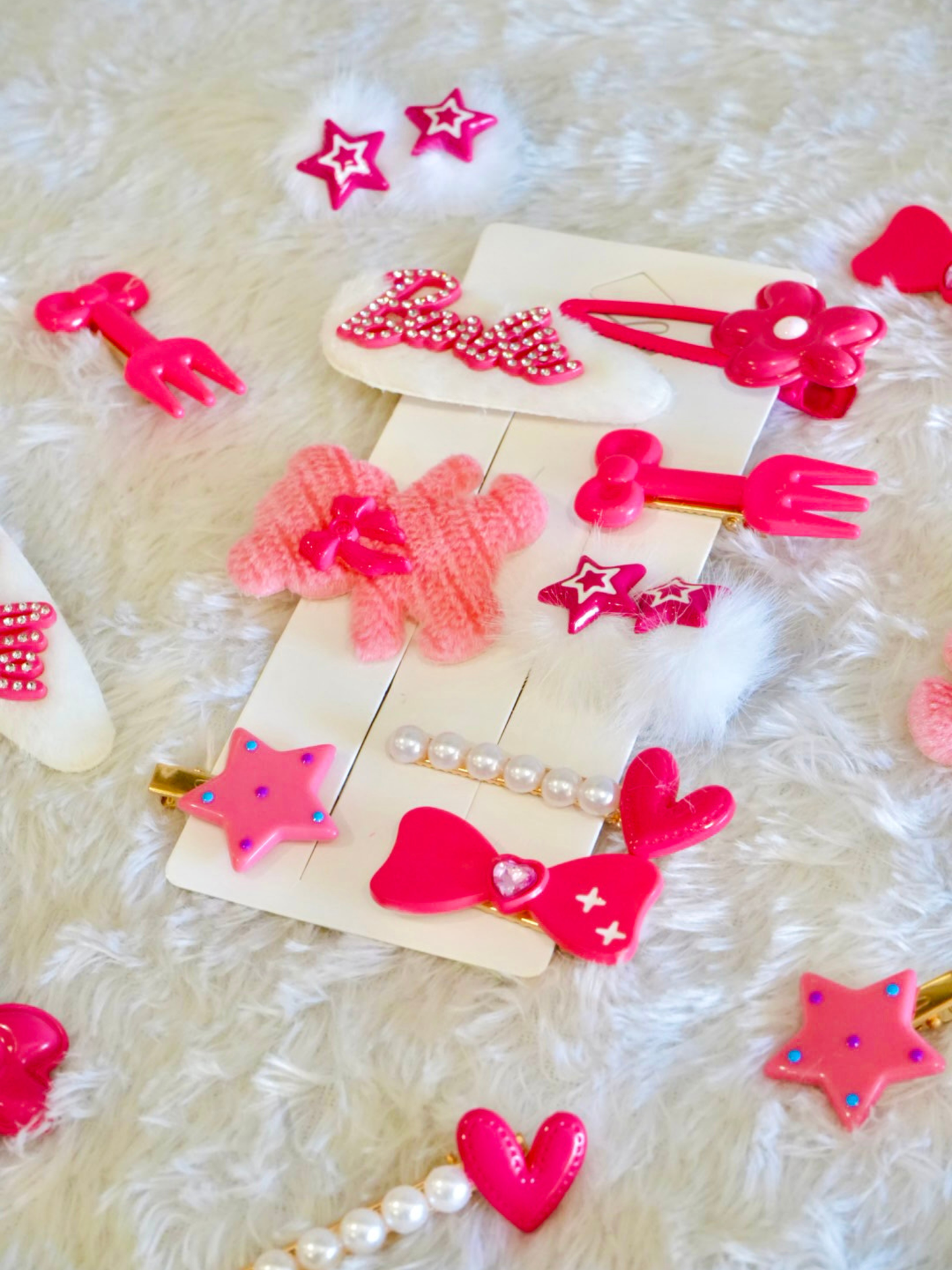 Barbie Hair Accessories 8pcs Set