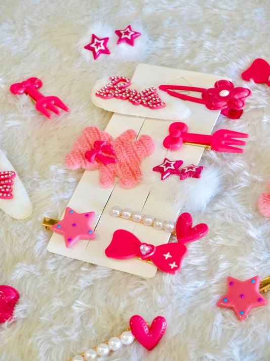 Barbie Hair Accessories 8pcs Set