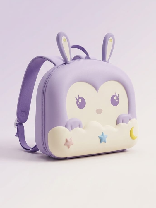 Kuromi Hardshell Eva Backpack for Kids | Lightweight Waterproof School Bag