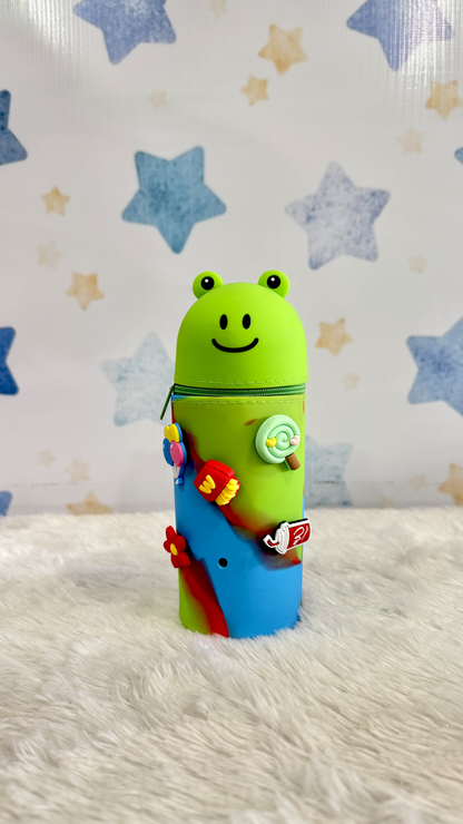 Cute Animal Silicone Pencil Pouch