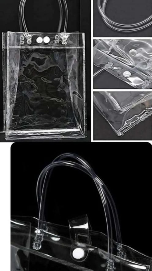 Transparent Carry Bag With Lock