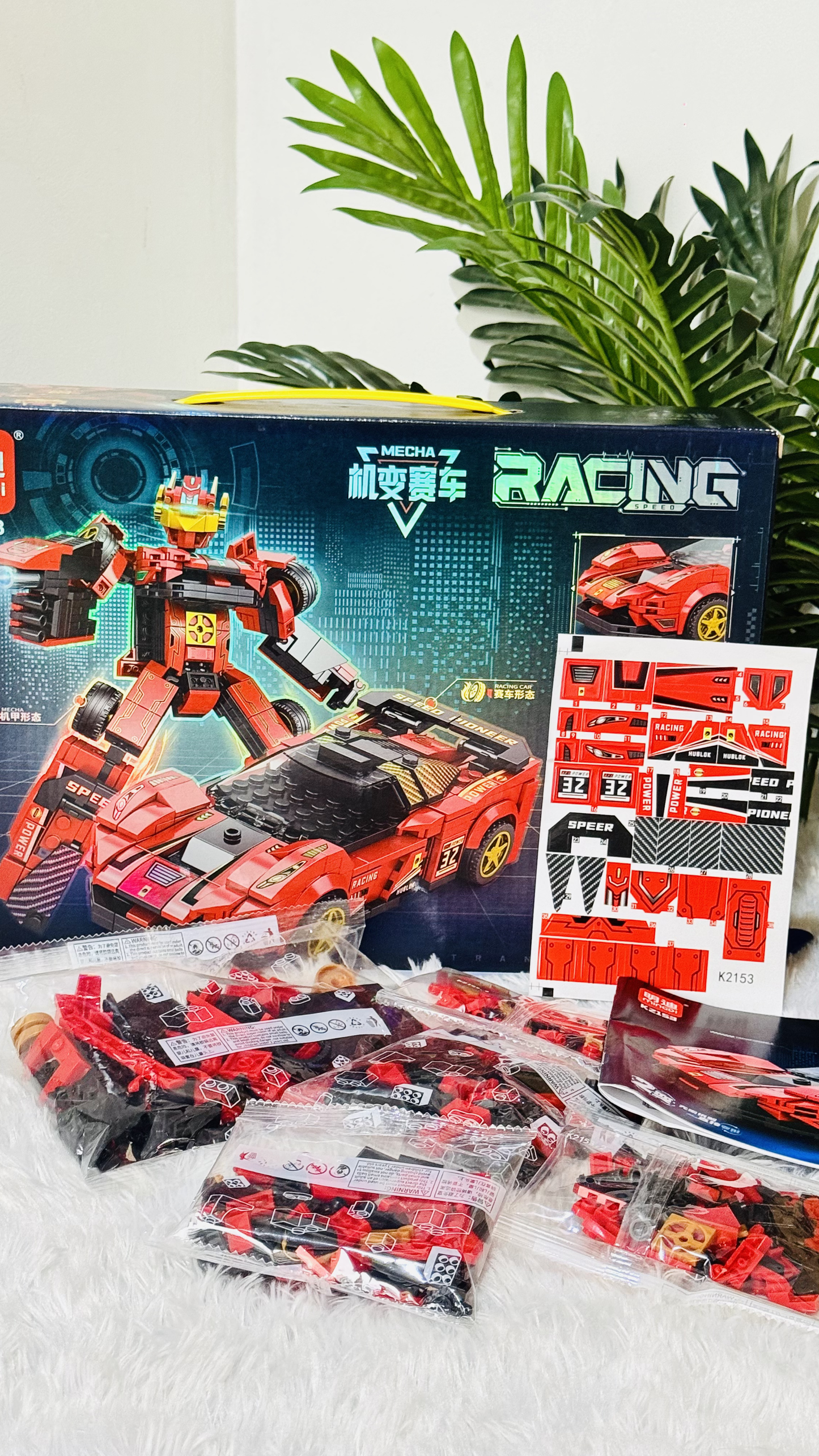 Racing 2-In-1 Robot & Sports Car