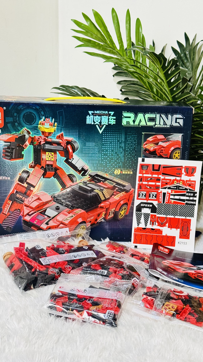 Racing 2-In-1 Robot & Sports Car