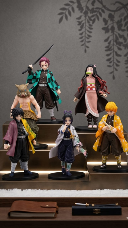 6pcs Demon Slayer Figures
