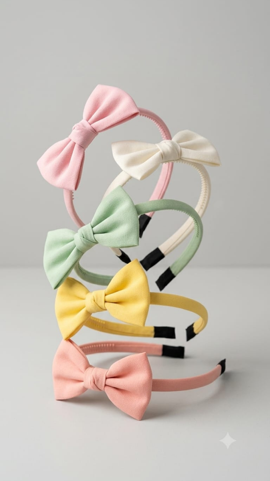 Pastel Bow Hairband