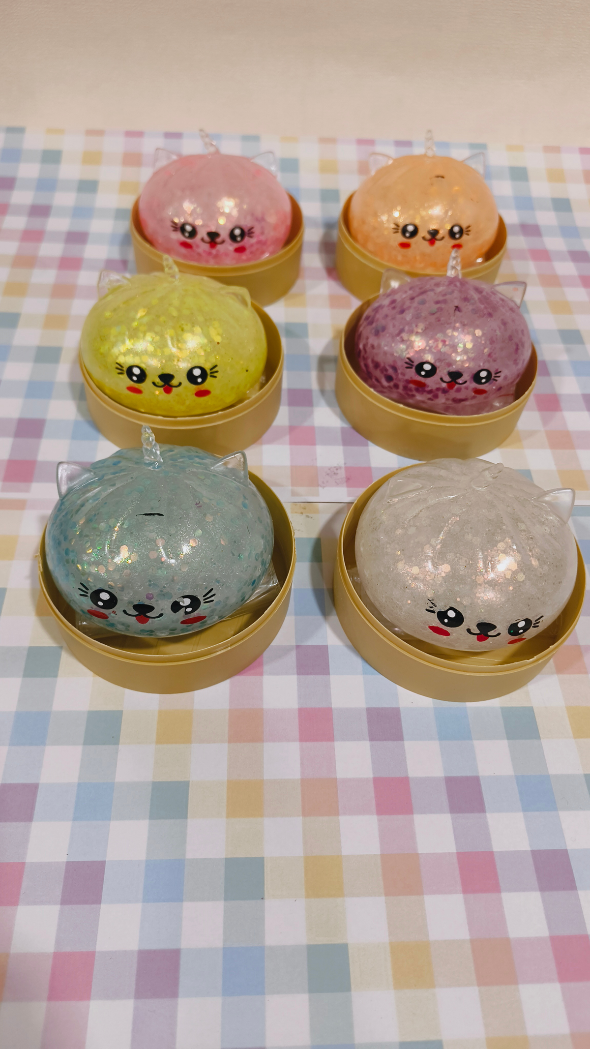 Glitter Dumpling Squishy