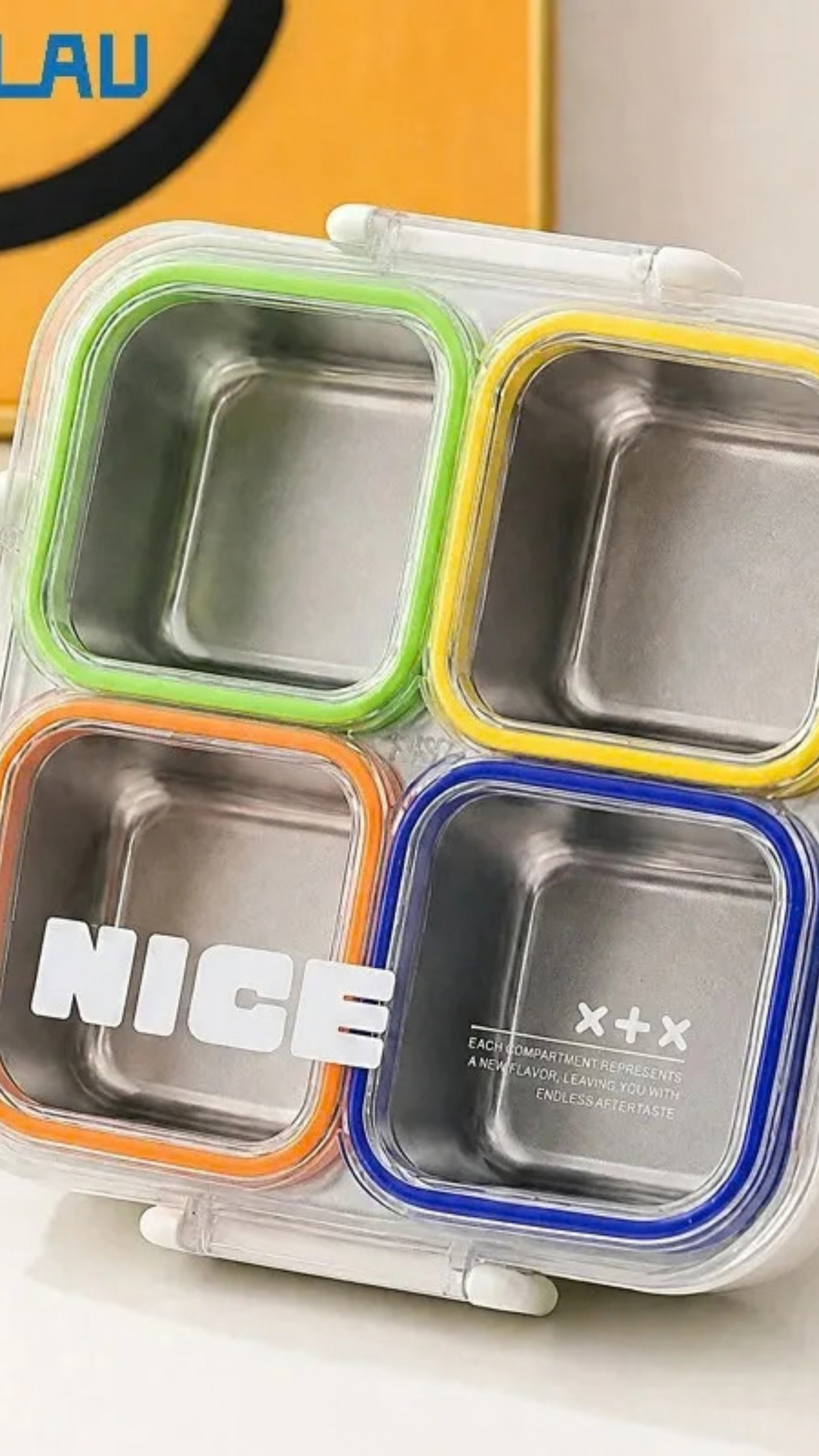 4-In-1 Bento Lunch Stainless Steel Box