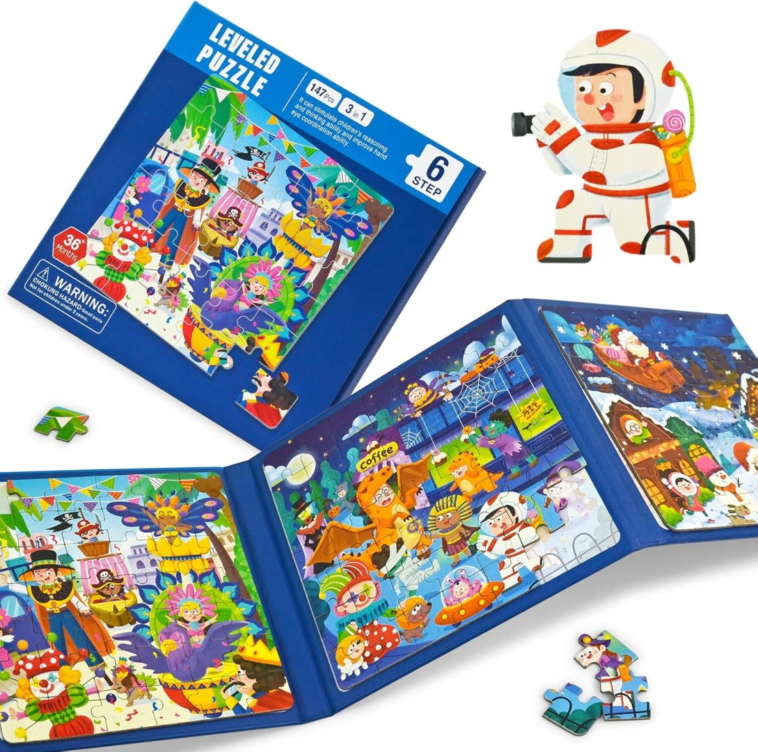 3 In 1 Magnetic Leveled Puzzles