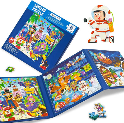 3 In 1 Magnetic Leveled Puzzles