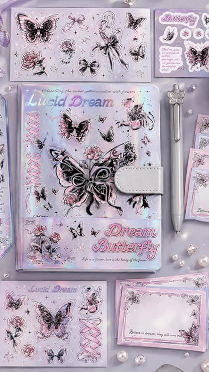 Butterfly Journal Stationery Gift Set & Scrapbook