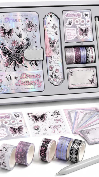 Butterfly Journal Stationery Gift Set & Scrapbook