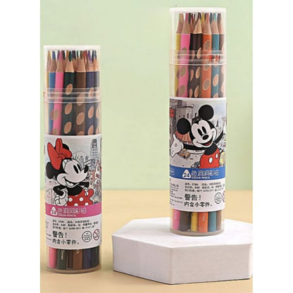 Mickey & Minnie 24 Color Pencil Color