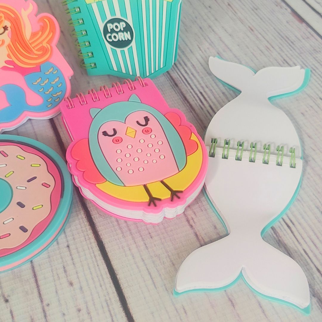 Mini Silicone Spiral Notepad
