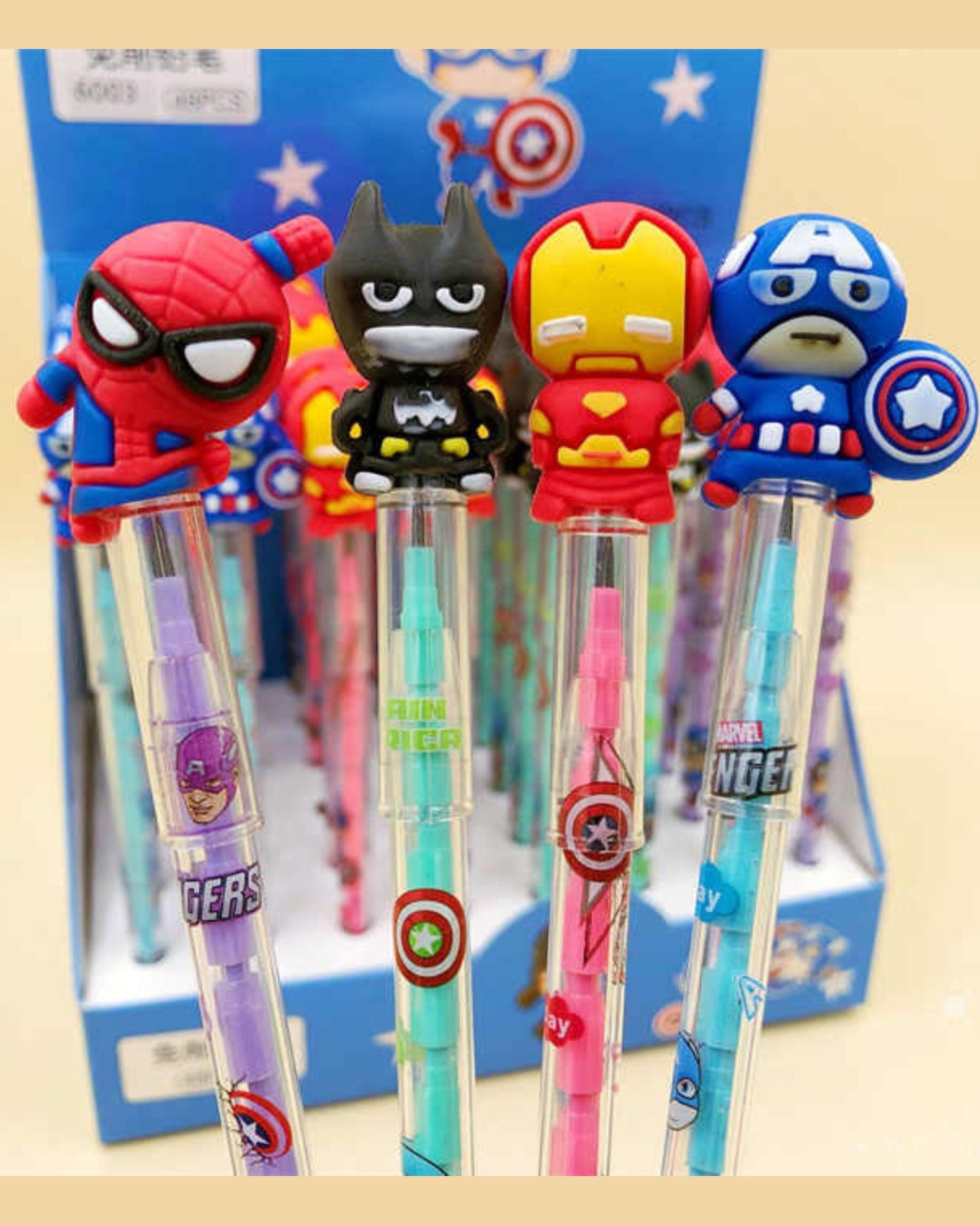 Super Hero Push Pencil