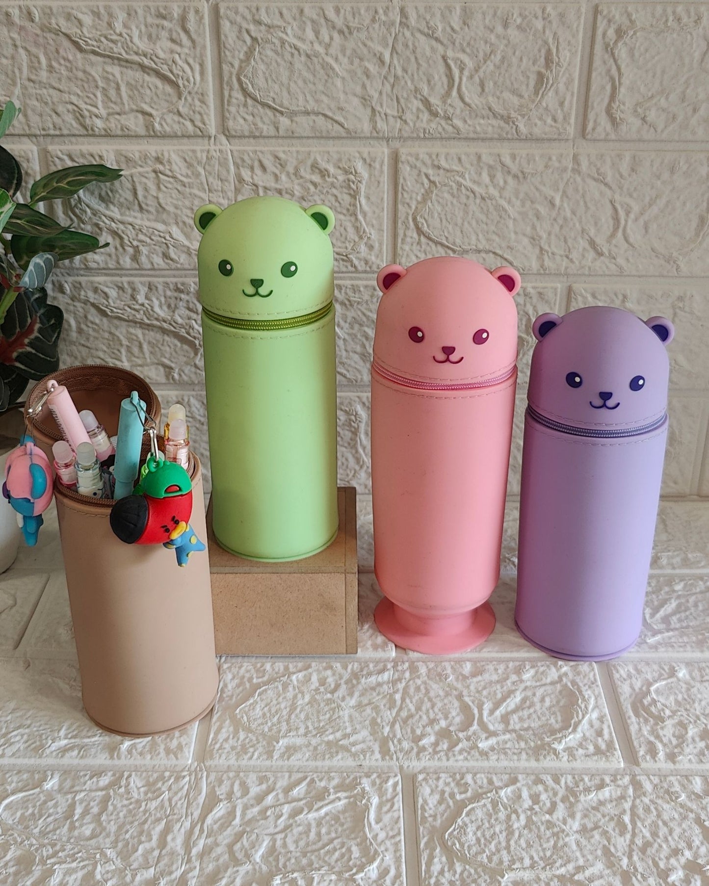 Silicone Pencil Pouch - Bobby The Bear